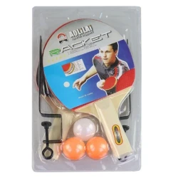 Ракетка для настольного тенниса с сеткой, 2 шт - WS0852 Ракетка для настольного тенниса с сеткой, 2 шт - WS0852