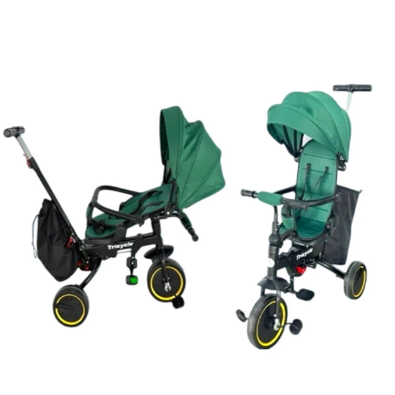 Uşaqlar üçün üçtəkərli velosiped 6171_RB_210967, yaşıl