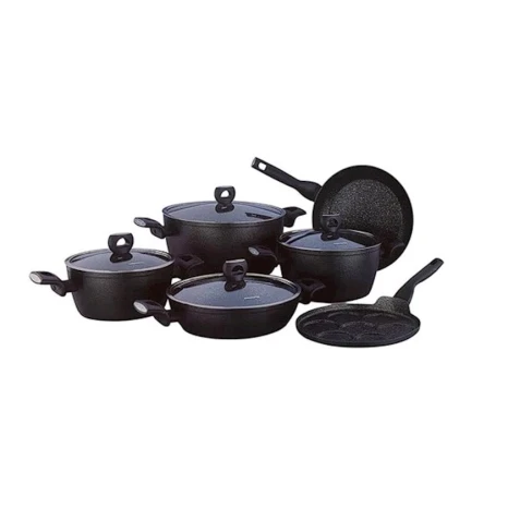 Наборы посуды для готовки предметов Korkmaz A2678, 6 предметов, серый Наборы посуды для готовки предметов Korkmaz A2678, 6 предметов, серый