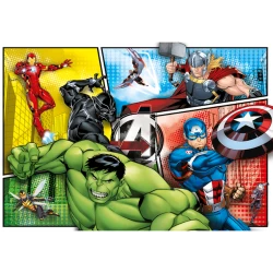 Pazl Clementoni 27284 Marvel Avengers Super Color, karton, 104 parça, 38x27 sm