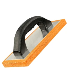 Şpatel Tolsen 41022 sürtgəc, 240x100 mm, cilalama üçün, polad/PVC/plastik, qara/narıncı