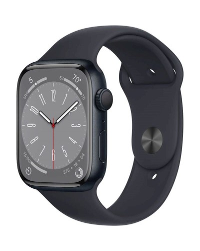Ağıllı saat Apple Watch Series 8 GPS 41mm Midnight Aluminium Case with Midnight Sport Band (MNU83LL/A)