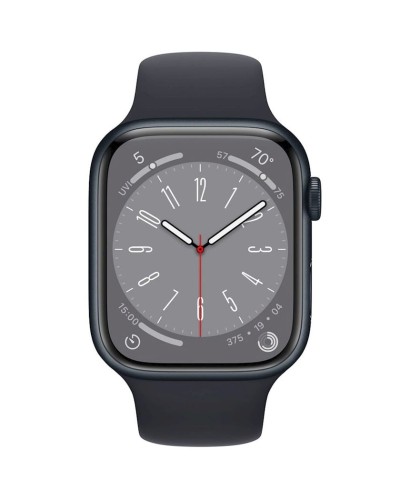 Ağıllı saat Apple Watch Series 8 GPS 41mm Midnight Aluminium Case with Midnight Sport Band (MNU83LL/A)