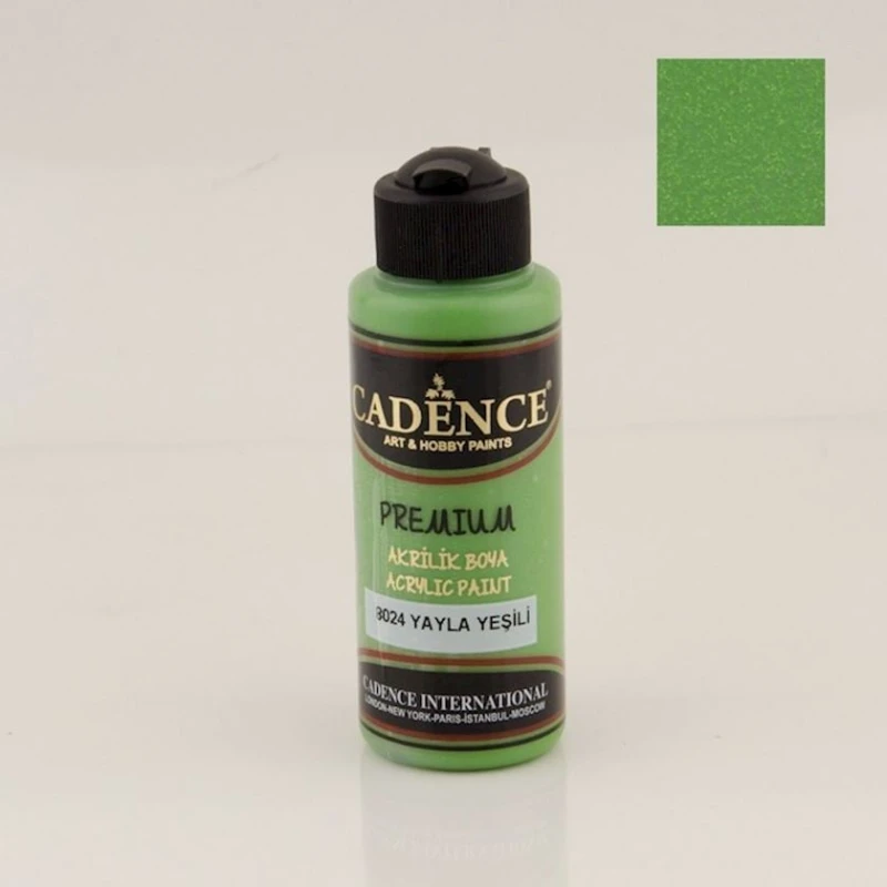 Декоративная акриловая краска Cadence Premium Acrylic Paint 8024 Plateau Green, 120 мл Декоративная акриловая краска Cadence Premium Acrylic Paint 8024 Plateau Green, 120 мл