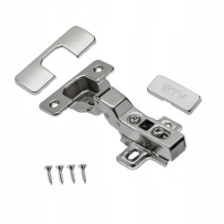 Гидравлический врезной шарнир GTV Prestige CNHC08, серебристый Гидравлический врезной шарнир GTV Prestige CNHC08, серебристый