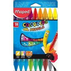 Мелки Maped Color Peps Oil Pastels, 18 шт