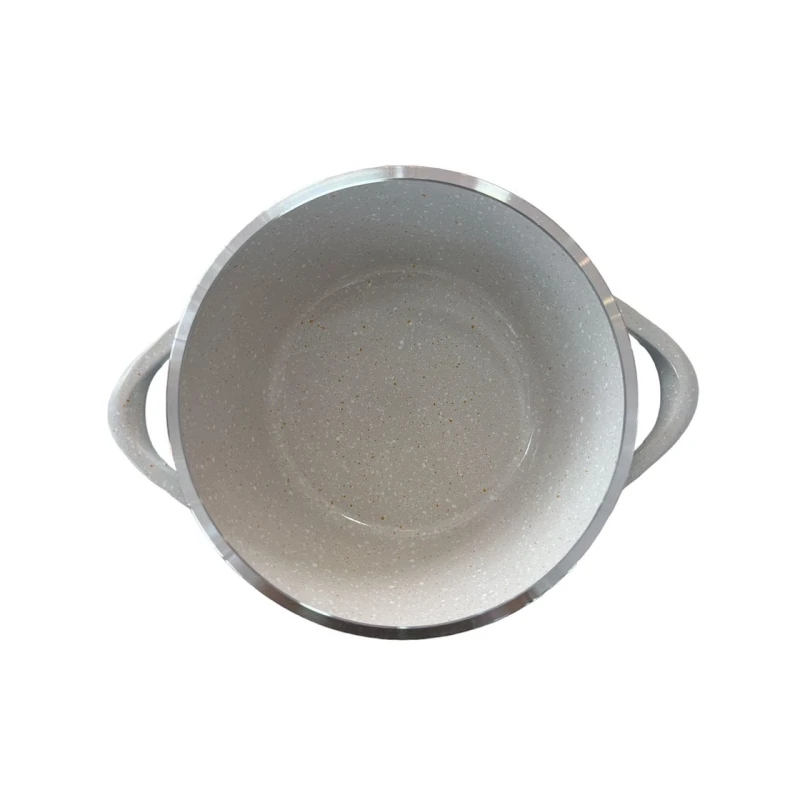 Набор кастрюль Dessini ZGH_00095, гранит, белый, 12 предметов Набор кастрюль Dessini ZGH_00095, гранит, белый, 12 предметов