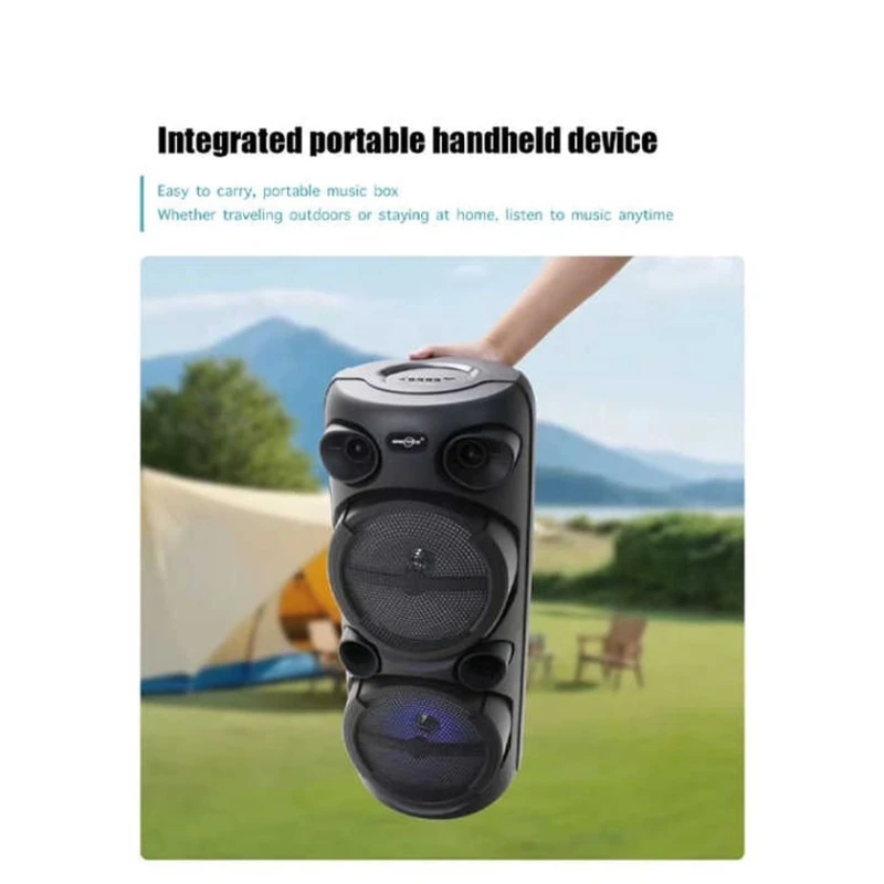 Беспроводной портативный динамик с проводным микрофоном. Gts-2059-Turkmenler