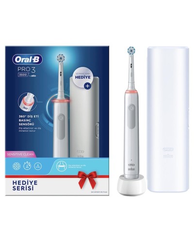 Diş fırçası Oral-B D505.513.3X Pro 3 3500 White