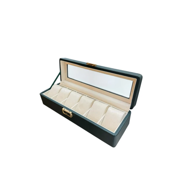 Бокс для часов The Groove, деревянный, зеленый