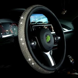 Чехол на руль Avto714 белый/черный Чехол на руль Avto714 белый/черный