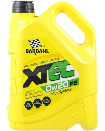 Motor yağı Bardahl XTEC 0W20 FE\5 ref 36803 5 L