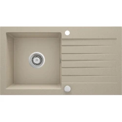 Кухонная мойка Deante Zorba ZQZ7113, гранит, бежевый, 44x76 см