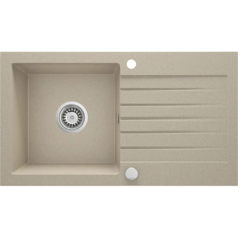 Кухонная мойка Deante Zorba ZQZ7113, гранит, бежевый, 44x76 см