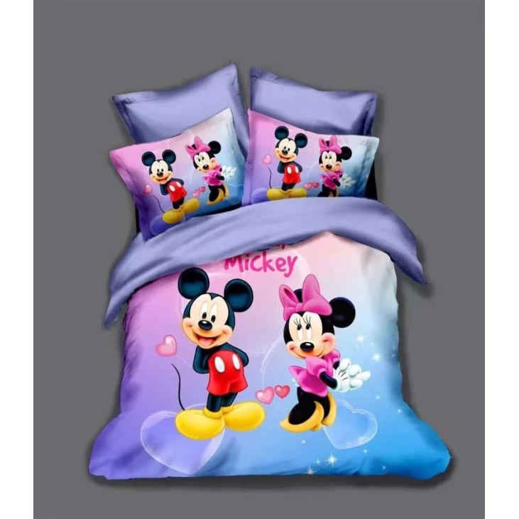 Комплект детского постельного белья MiraNova SF-483, пододеяльник 160х220 см, простыня 160х220 см, наволочки 50х70 см, разноцветный Комплект детского постельного белья MiraNova SF-483, пододеяльник 160х220 см, простыня 160х220 см, наволочки 50х70 см, разноцветный