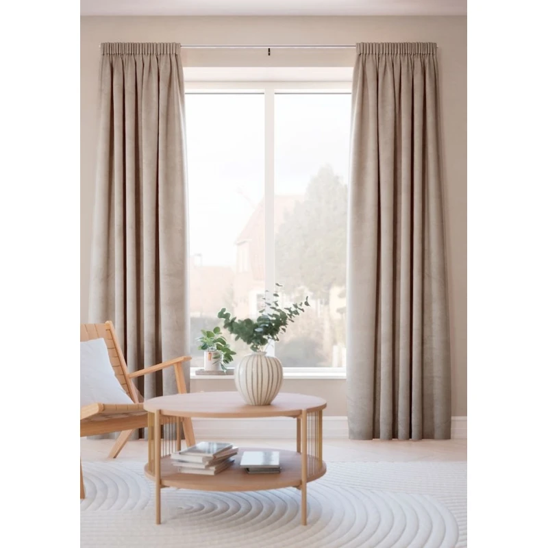 Pərdə JYSK AUSTRA 5081575, 140x300 sm, polyester, qəhvəyi