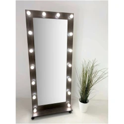 Напольное зеркало 3563, 185х80х7 см, коричневое Напольное зеркало 3563, 185х80х7 см, коричневое