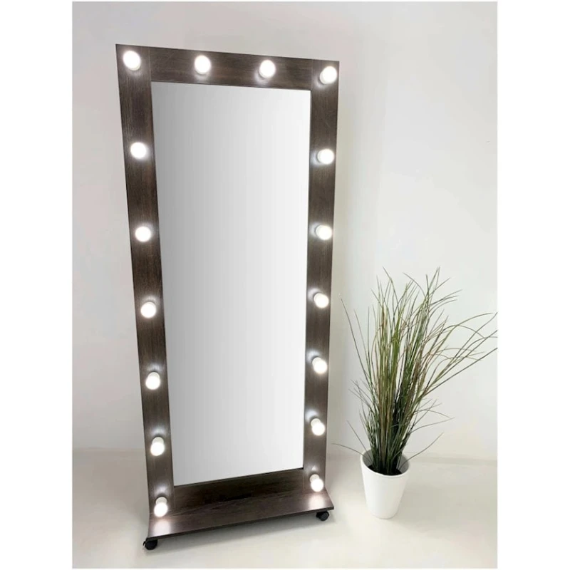 Напольное зеркало 3563, 185х80х7 см, коричневое Напольное зеркало 3563, 185х80х7 см, коричневое