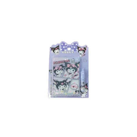 Блокнот с ручкой Kuromi 18985, разноцветный