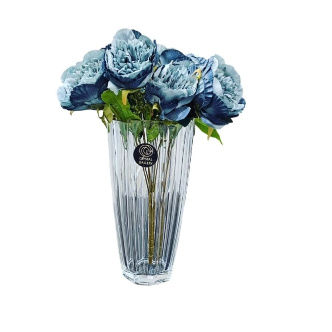 Ваза Gallery Home GLR-127, прозрачная, 30 см Ваза Gallery Home GLR-127, прозрачная, 30 см