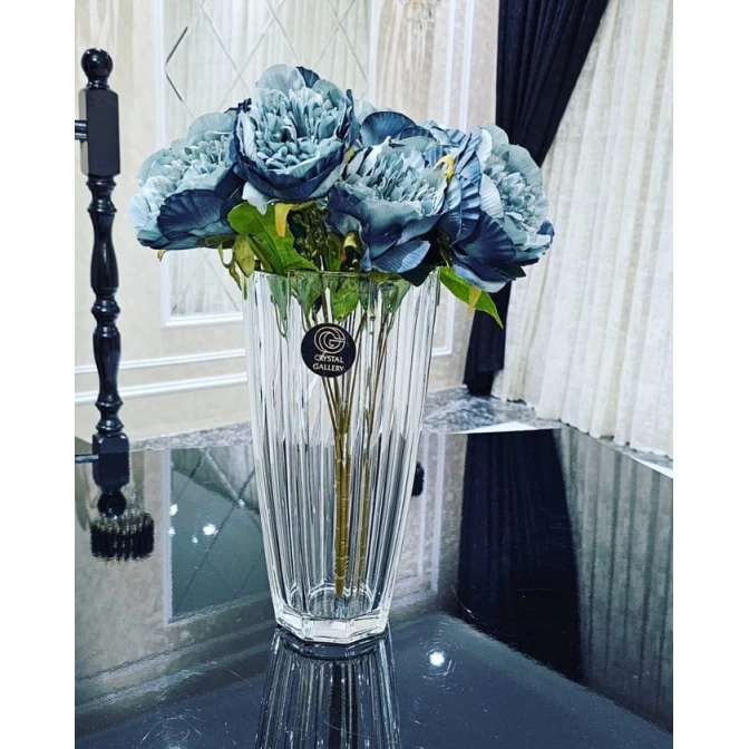 Ваза Gallery Home GLR-127, прозрачная, 30 см Ваза Gallery Home GLR-127, прозрачная, 30 см