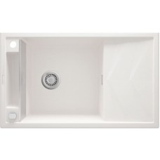 Mətbəx çanağı Deante Magnetic ZRM_A113, qranit, ağ, 82x50x21.9 sm