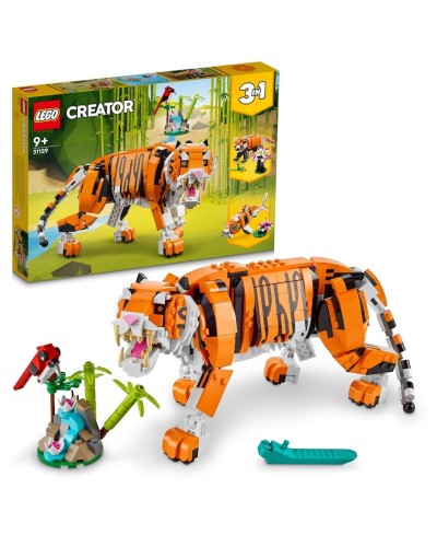 Konstruktor LEGO Creator Majestic Tiger 31129, 9+ yaş, 755 hissə