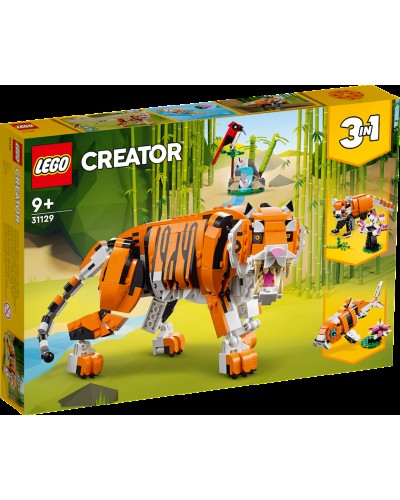 Konstruktor LEGO Creator Majestic Tiger 31129, 9+ yaş, 755 hissə