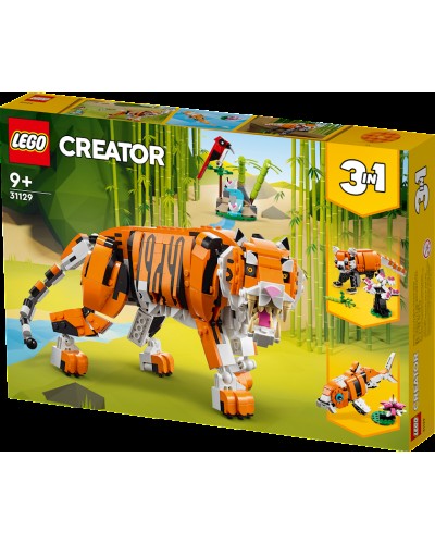 Konstruktor LEGO Creator Majestic Tiger 31129, 9+ yaş, 755 hissə