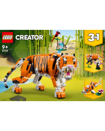 Konstruktor LEGO Creator Majestic Tiger 31129, 9+ yaş, 755 hissə