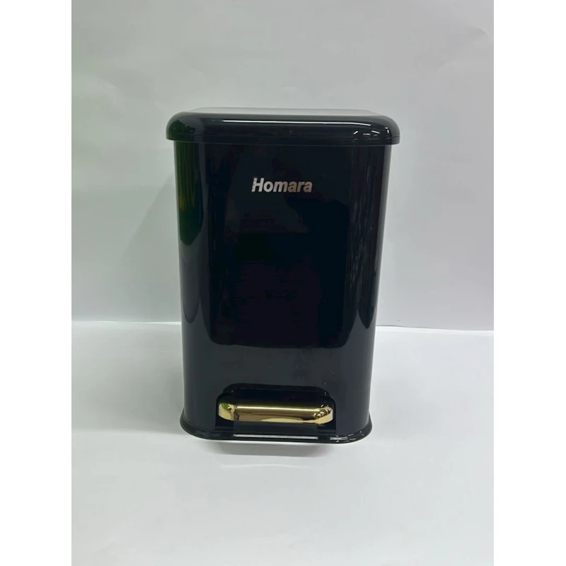 Мусорное ведро Homara HM007, пластик, черное, 18х27 см Мусорное ведро Homara HM007, пластик, черное, 18х27 см