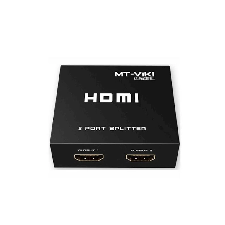 Сплиттер MT-VIKI HDMI Spliter 2 Port 4K Сплиттер MT-VIKI HDMI Spliter 2 Port 4K