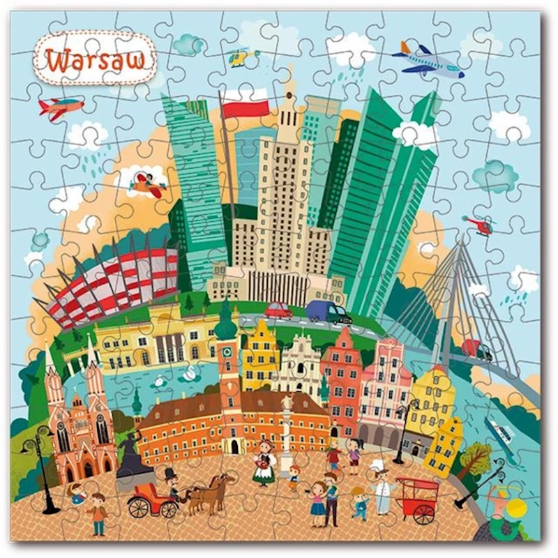 Пазл DoDo Варшава 120 элементов Пазл DoDo Варшава 120 элементов