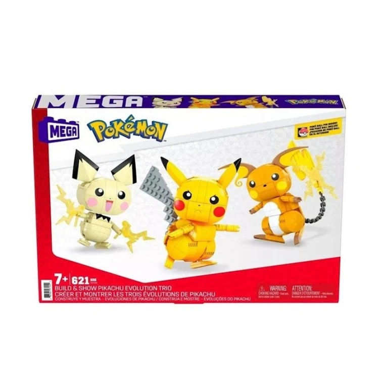 Конструктор Mega Construx Pokemon Trio GYH06, 621 элемент, 7+ лет