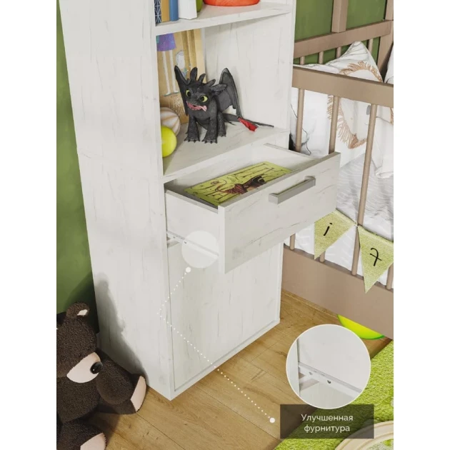 Стеллаж 3563_M3Au24PenalWC, 45х28х180 см Стеллаж 3563_M3Au24PenalWC, 45х28х180 см