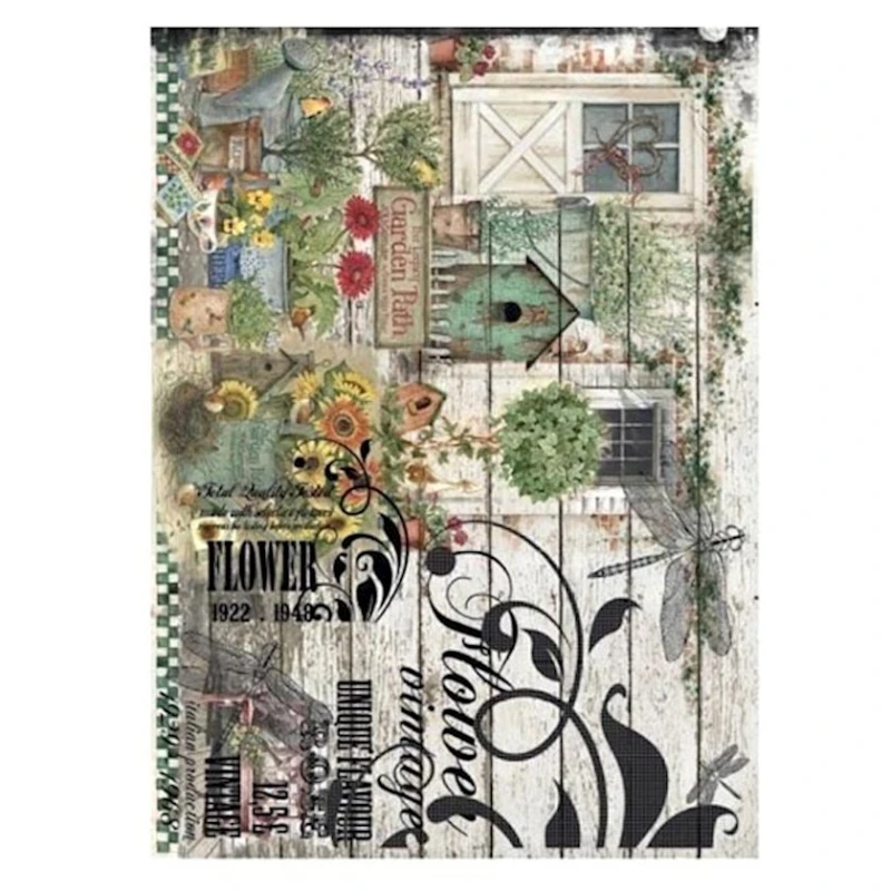 Рисовая бумага для декупажа Cadence А3 - 356