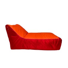 Şezlonq DKU103, qırmızı, 130x70x30x50 sm