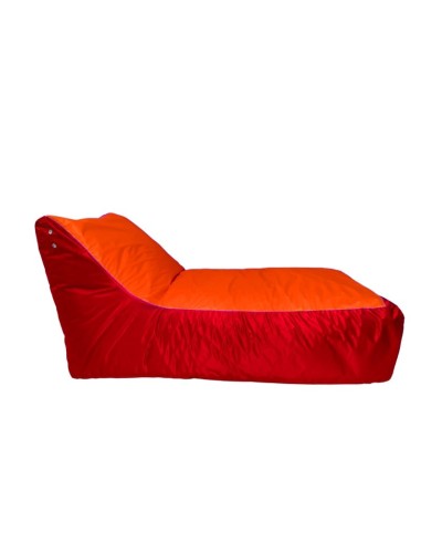 Şezlonq DKU103, qırmızı, 130x70x30x50 sm