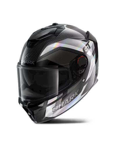 Motosikl dəbilqəsi Shark Spartan GT Pro Ritmo Carbon HE1355EDAIL, ölçü L, qara/gümüşü
