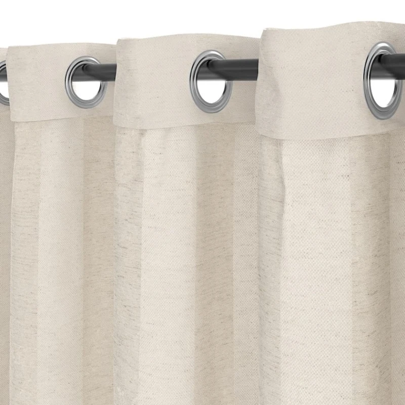 Штора JYSK Ror 1x140x300 см, в полоску, бежевый