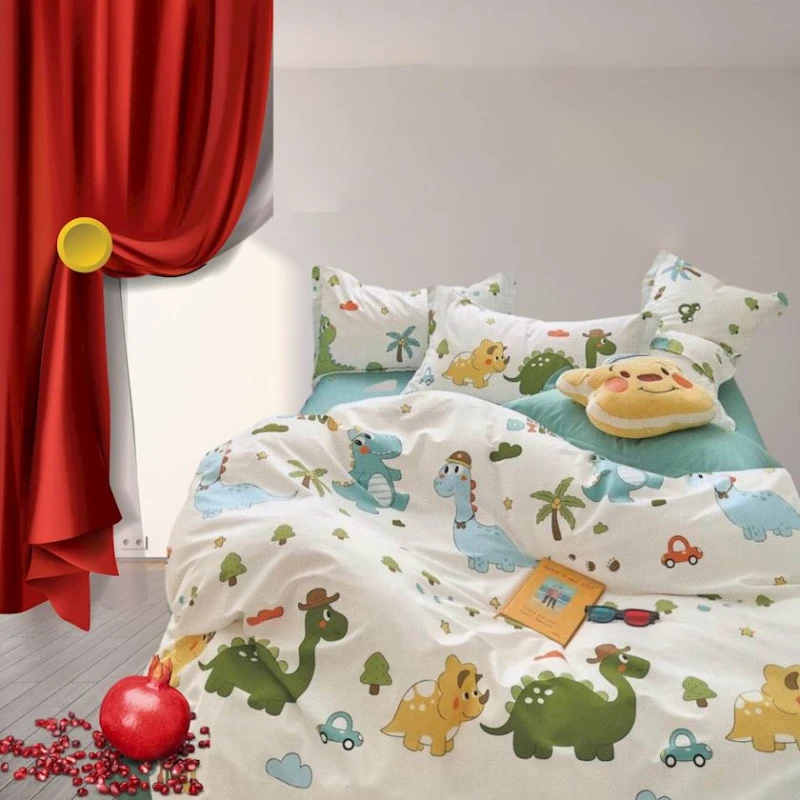 Детское постельное белье Narlı 000943, односпальное, хлопок, разноцветное, пододеяльник 160x220 см, простыня 160x240 см, наволочка 50x70 см/1 шт Детское постельное белье Narlı 000943, односпальное, хлопок, разноцветное, пододеяльник 160x220 см, простыня 160x240 см, наволочка 50x70 см/1 шт