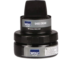 Dəri ayaqqabı üçün krem Woly W-2470, aplikator ilə, qara, 50 ml