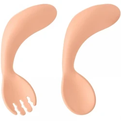 Набор ложка и вилка Roxy Kids RFD-001-O, персиковый