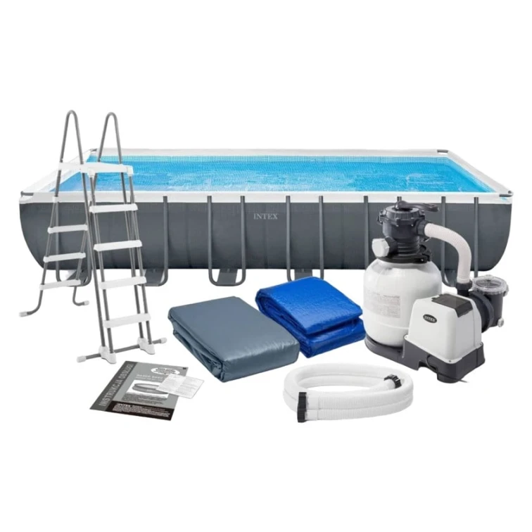 Бассейн Intex 26364, каркасный, размер 732x366x132 см, объем 31805 л
