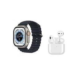 Комплект смарт-часы и наушники Smart Watch Ultra GP-5 With Earbuds Black Комплект смарт-часы и наушники Smart Watch Ultra GP-5 With Earbuds Black