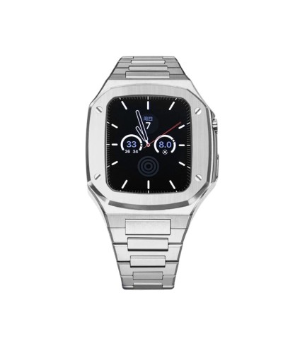 Qayış və çexol SW673 Apple Watch 41 mm üçün Silver