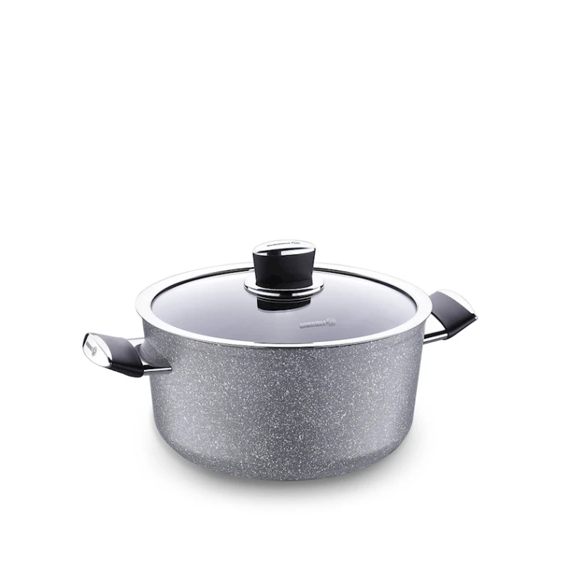 Кастрюля Korkmaz Palma A3902, 20x10.5 см, серая Кастрюля Korkmaz Palma A3902, 20x10.5 см, серая