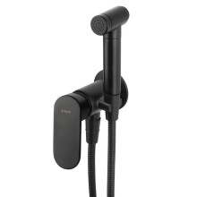 Bide üçün qarışdırıcı Deante Alpinia BGA N34M, gizli montaj, bürünc, qara