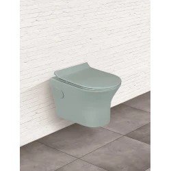 Unitaz 6357, keramika, çəhrayı