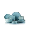 Süfrə qab-qacaq dəsti Kutahya Porselen Pearl Moderna MOD16YS730926, 16 parça, 4 nəfərlik, farfor, mavi